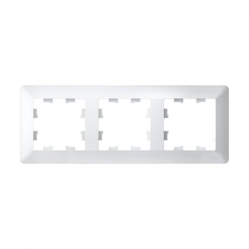 Рамка 3-м AtlasDesign Air бел./дым. бел. SE ATN220103 ATN220103