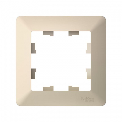 Рамка 1-м AtlasDesign Air беж./дым. бел. SE ATN220201 ATN220201