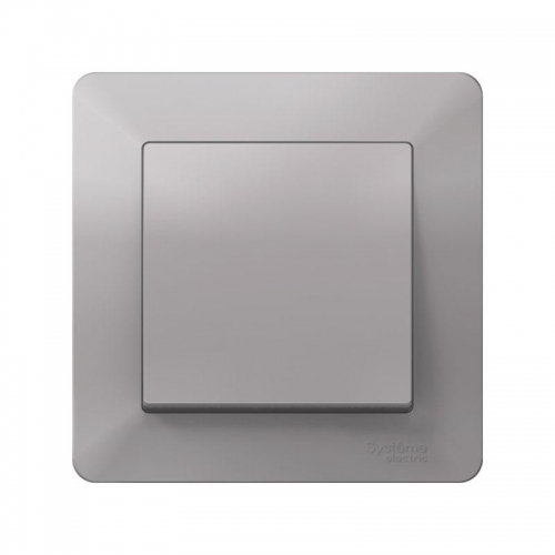 Рамка 1-м AtlasDesign Air алюм./дым. черн. SE ATN220301 ATN220301