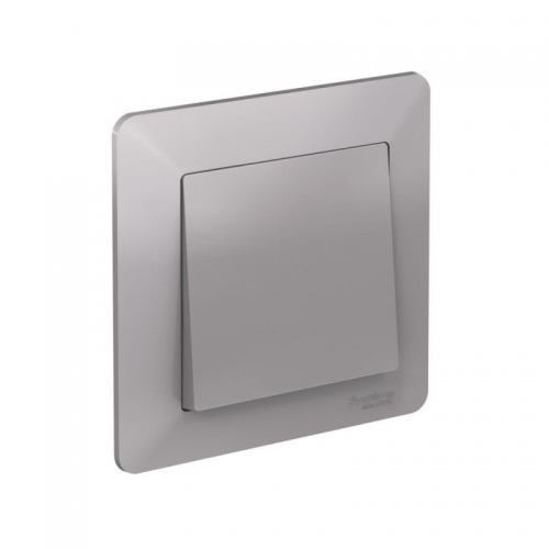 Рамка 1-м AtlasDesign Air алюм./дым. черн. SE ATN220301 ATN220301