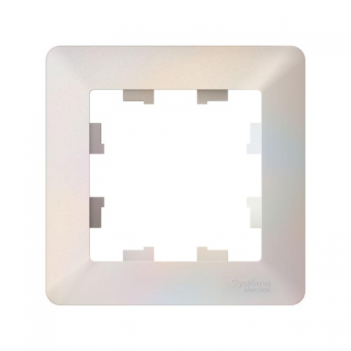 Рамка 1-м AtlasDesign Air жемчуж./дым. бел. SE ATN220401 ATN220401