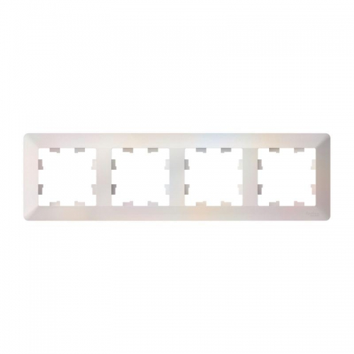 Рамка 4-м AtlasDesign Air жемчуж./дым. бел. SE ATN220404 ATN220404