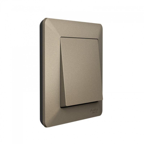 Рамка 1-м AtlasDesign Air шампань/дым. черн. SE ATN220501 ATN220501