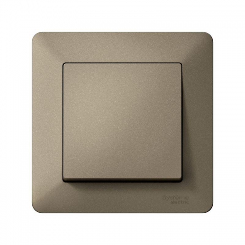 Рамка 1-м AtlasDesign Air шампань/дым. черн. SE ATN220501 ATN220501