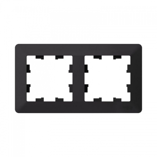 Рамка 2-м AtlasDesign Air карбон/дым. черн. SE ATN221002 ATN221002