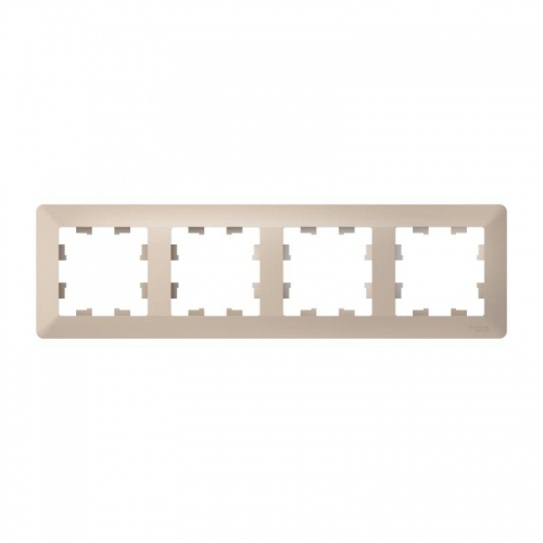 Рамка 4-м AtlasDesign Air песочн./дым. бел. SE ATN221204 ATN221204