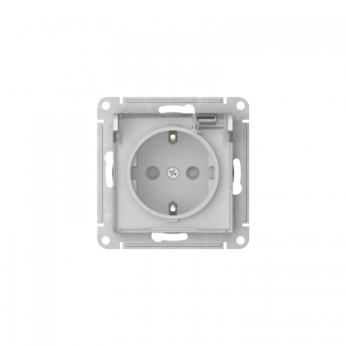 Розетка AtlasDesign Aqua 16А IP44 с заземл. защ. шторки с прозр. крышкой быстрозажим. клем. механизм бел. SE ATN440146S ATN440146S