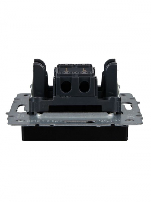 Выключатель 1-кл. СП BRITE ВС10-1-0-БрЧ 10А черн. IEK BR-V10-0-10-K02 BR-V10-0-10-K02