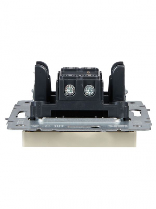 Выключатель проходной 1-кл. СП BRITE ВС10-1-6-БрКр 10А беж. IEK BR-V12-0-10-K10 BR-V12-0-10-K10