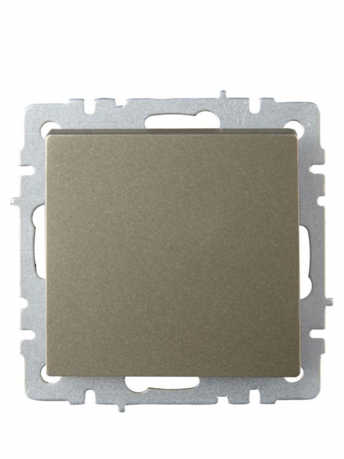 Выключатель проходной 1-кл. СП BRITE ВС10-1-6-БрШ 10А шампань IEK BR-V12-0-10-K37 BR-V12-0-10-K37