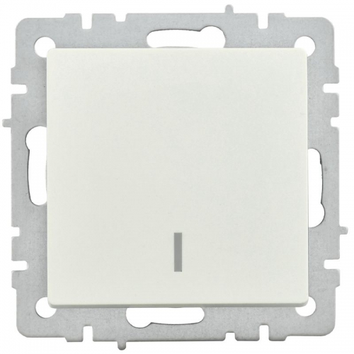 Выключатель 1-кл. СП BRITE ВС10-1-1-БрЖ 10А с инд. жемчуж. IEK BR-V10-1-10-K36 BR-V10-1-10-K36