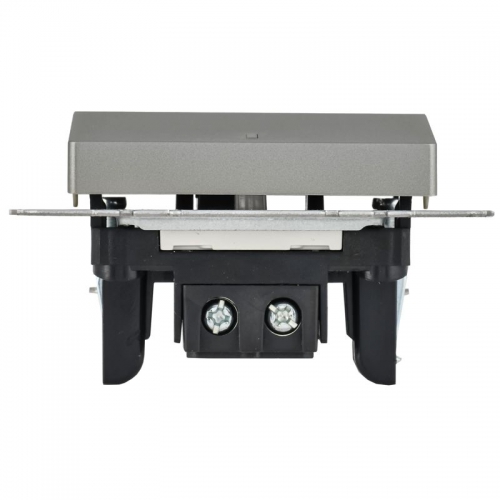 Выключатель 1-кл. СП BRITE ВС10-1-1-БрС 10А с инд. сталь IEK BR-V10-1-10-K46 BR-V10-1-10-K46