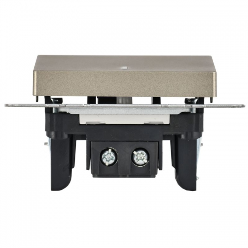 Выключатель 1-кл. СП BRITE ВС10-1-1-БрШ 10А с инд. шампань IEK BR-V10-1-10-K37 BR-V10-1-10-K37