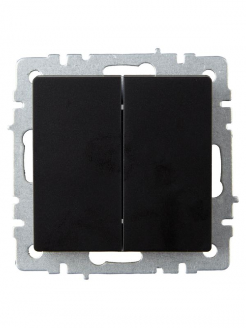 Выключатель проходной 2-кл. СП BRITE ВС10-2-6-БрЧ 10А черн. IEK BR-V22-0-10-K02 BR-V22-0-10-K02