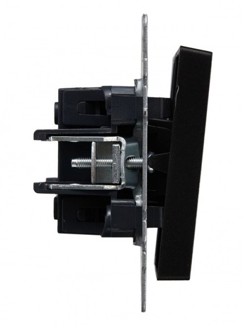 Выключатель проходной 2-кл. СП BRITE ВС10-2-6-БрЧ 10А черн. IEK BR-V22-0-10-K02 BR-V22-0-10-K02