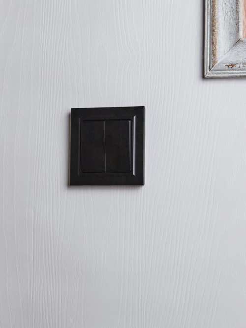 Выключатель проходной 2-кл. СП BRITE ВС10-2-6-БрЧ 10А черн. IEK BR-V22-0-10-K02 BR-V22-0-10-K02