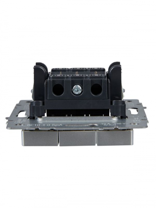 Выключатель 3-кл. СП BRITE ВС10-3-0-БрА 10А алюм. IEK BR-V30-0-10-K47 BR-V30-0-10-K47