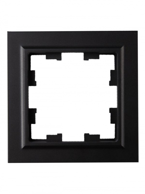 Рамка 1-м IP44 BRITE РУ-1-БрЧ-44 черн. IEK BR-M12-44-K02 BR-M12-44-K02