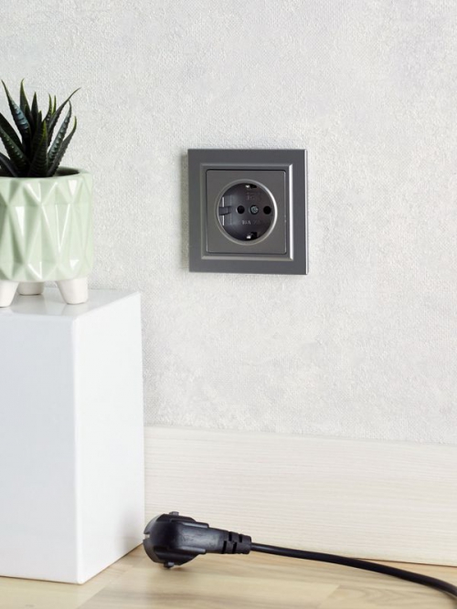 Рамка 1-м BRITE РУ-1-БрС сталь IEK BR-M12-K46 BR-M12-K46