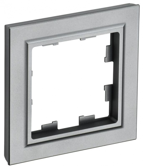 Рамка 1-м BRITE РУ-1-БрС сталь IEK BR-M12-K46 BR-M12-K46