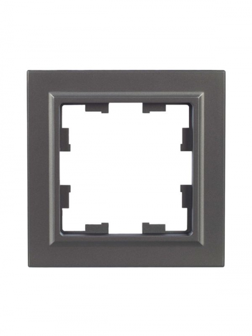 Рамка 1-м BRITE РУ-1-БрС сталь IEK BR-M12-K46 BR-M12-K46