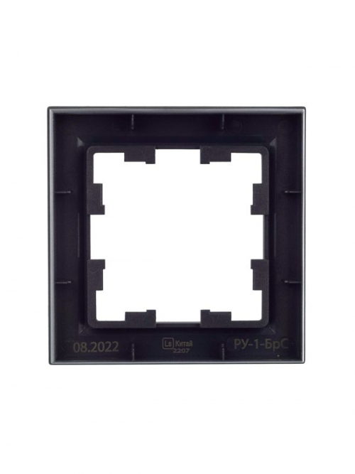 Рамка 1-м BRITE РУ-1-БрС сталь IEK BR-M12-K46 BR-M12-K46