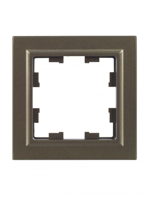 Рамка 1-м BRITE РУ-1-БрШ шампань IEK BR-M12-K37 BR-M12-K37