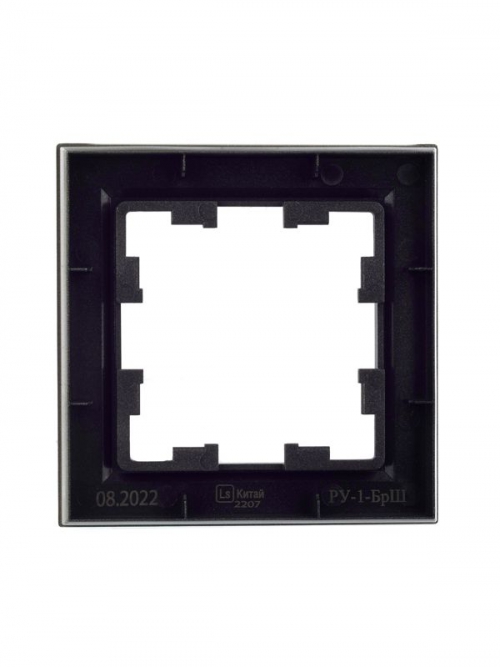 Рамка 1-м BRITE РУ-1-БрШ шампань IEK BR-M12-K37 BR-M12-K37