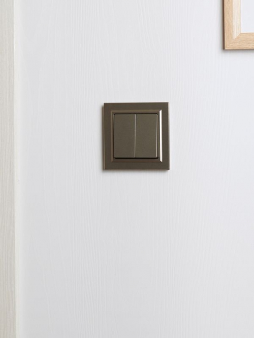 Рамка 1-м BRITE РУ-1-БрШ шампань IEK BR-M12-K37 BR-M12-K37