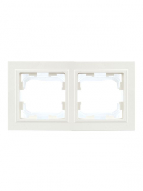 Рамка 2-м IP44 BRITE РУ-2-БрБ-44 бел. IEK BR-M22-44-K01 BR-M22-44-K01