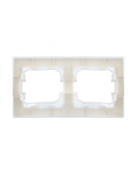 Рамка 2-м IP44 BRITE РУ-2-БрБ-44 бел. IEK BR-M22-44-K01 BR-M22-44-K01