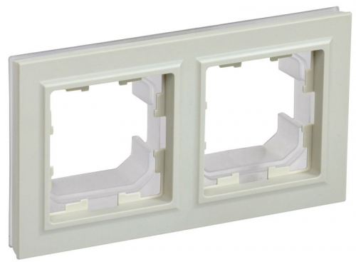 Рамка 2-м IP44 BRITE РУ-2-БрКр-44 беж. IEK BR-M22-44-K10 BR-M22-44-K10