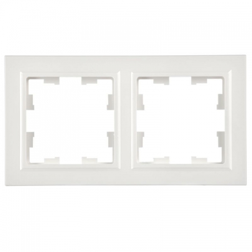 Рамка 2-м BRITE РУ-2-БрБ бел. IEK BR-M22-K01 BR-M22-K01