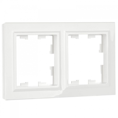 Рамка 2-м BRITE РУ-2-БрБ бел. IEK BR-M22-K01 BR-M22-K01