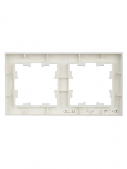 Рамка 2-м BRITE РУ-2-БрЖ жемчуж. IEK BR-M22-K36 BR-M22-K36