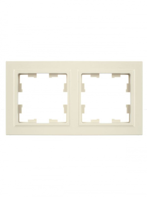 Рамка 2-м BRITE РУ-2-БрКр беж. IEK BR-M22-K10 BR-M22-K10