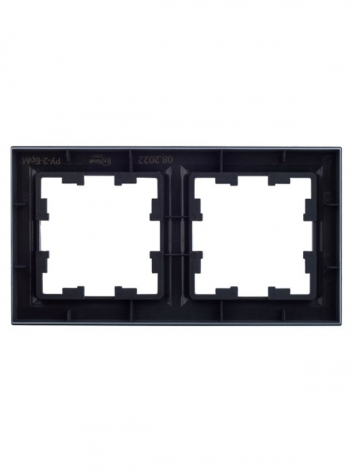Рамка 2-м BRITE РУ-2-БрМ маренго IEK BR-M22-K35 BR-M22-K35