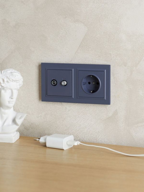 Рамка 2-м BRITE РУ-2-БрМ маренго IEK BR-M22-K35 BR-M22-K35