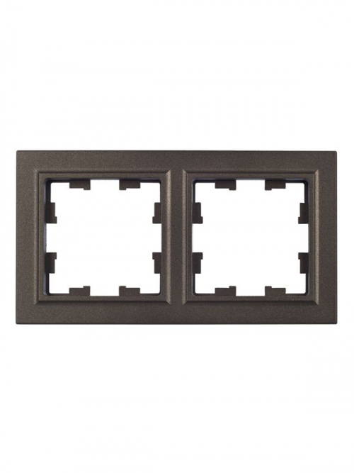 Рамка 2-м BRITE РУ-2-БрТБ бронза IEK BR-M22-K45 BR-M22-K45