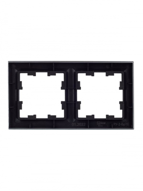 Рамка 2-м BRITE РУ-2-БрТБ бронза IEK BR-M22-K45 BR-M22-K45