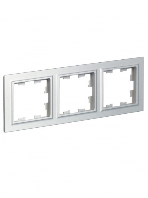 Рамка 3-м BRITE РУ-3-БрА алюм. IEK BR-M32-K47 BR-M32-K47