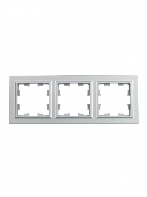 Рамка 3-м BRITE РУ-3-БрА алюм. IEK BR-M32-K47 BR-M32-K47