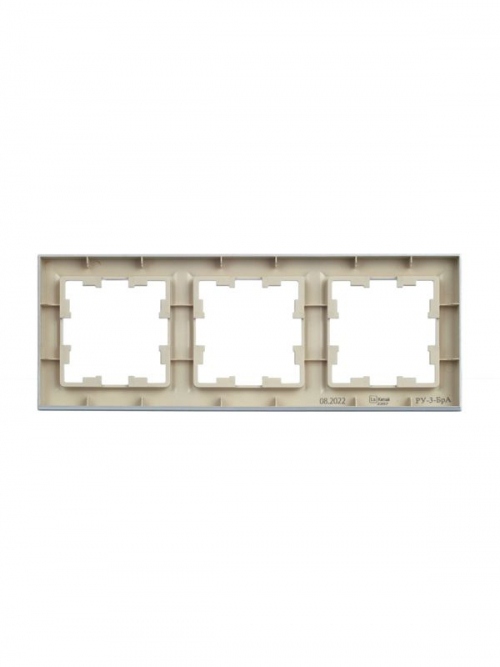 Рамка 3-м BRITE РУ-3-БрА алюм. IEK BR-M32-K47 BR-M32-K47