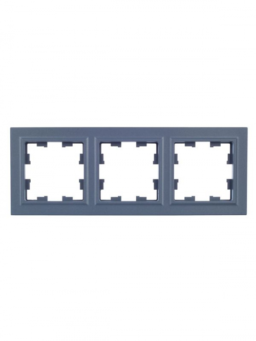 Рамка 3-м BRITE РУ-3-БрМ маренго IEK BR-M32-K35 BR-M32-K35