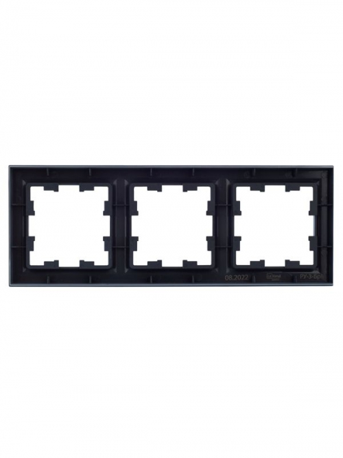 Рамка 3-м BRITE РУ-3-БрМ маренго IEK BR-M32-K35 BR-M32-K35