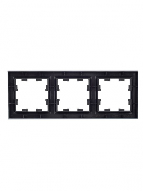 Рамка 3-м BRITE РУ-3-БрС сталь IEK BR-M32-K46 BR-M32-K46