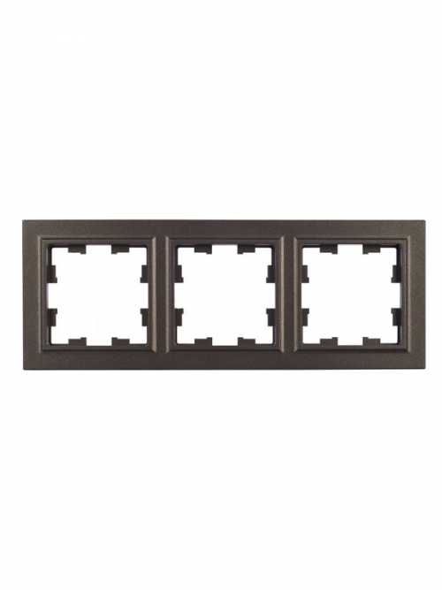 Рамка 3-м BRITE РУ-3-БрТБ бронза IEK BR-M32-K45 BR-M32-K45