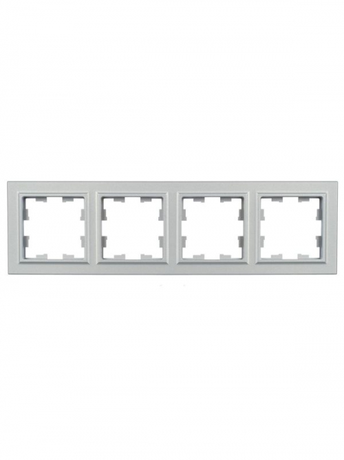 Рамка 4-м BRITE РУ-4-БрА алюм. IEK BR-M42-K47 BR-M42-K47