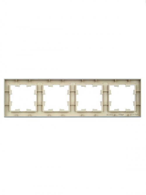 Рамка 4-м BRITE РУ-4-БрА алюм. IEK BR-M42-K47 BR-M42-K47