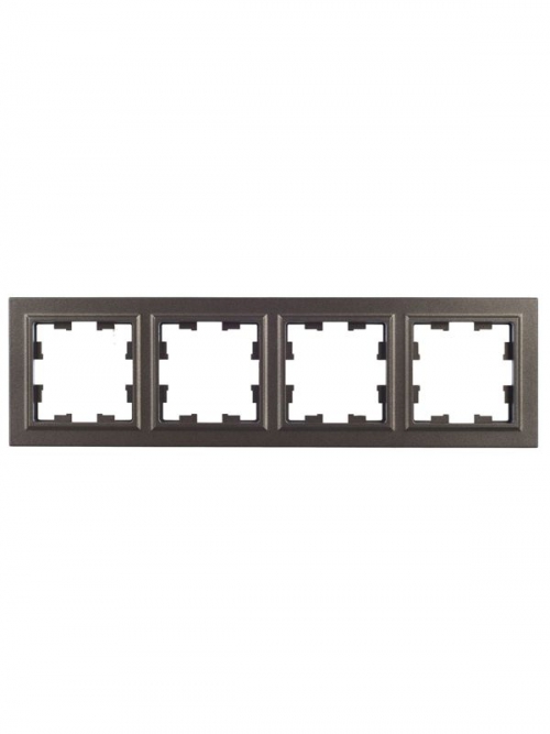 Рамка 4-м BRITE РУ-4-БрТБ бронза IEK BR-M42-K45 BR-M42-K45